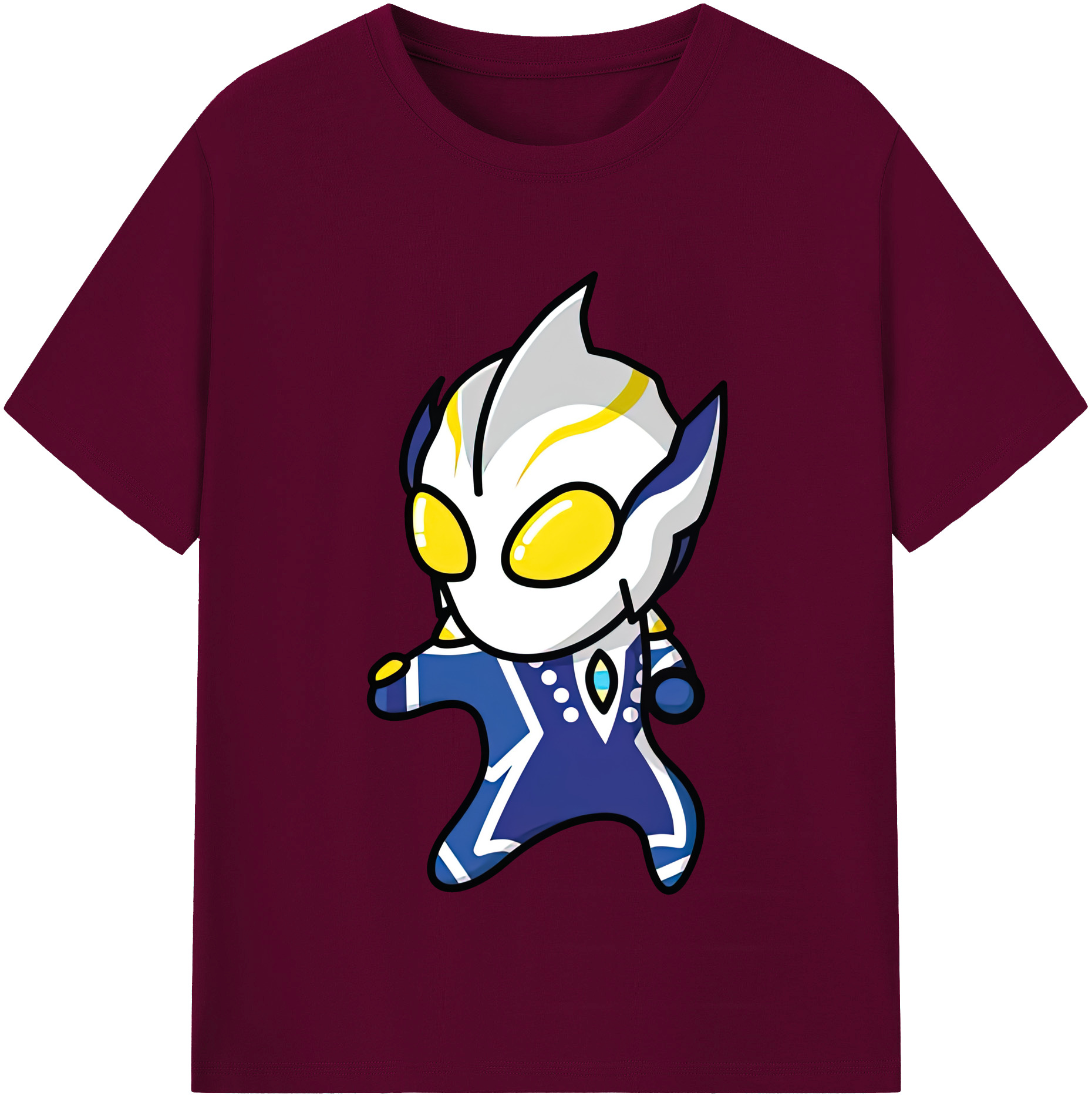 （画像用） ウルトラマン Ultraman レディースカジュアルプリントTシャツ（綿100％）